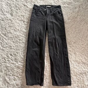 Black Wide-Leg Women’s Jeans